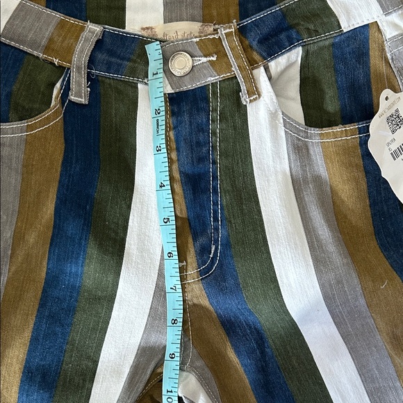 Altar'd State Multicolor Striped Flare Bell Bottom Jeans Size XS - Picture 12 of 15